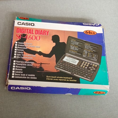 Casio digital diary 4600b - casio, sf-4600b