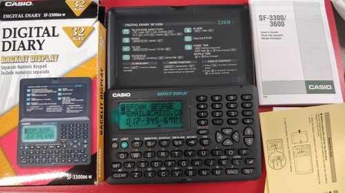 Vintage casio digital diary - casio,