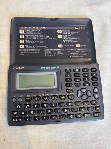 Vintage casio digital diary - vintage,