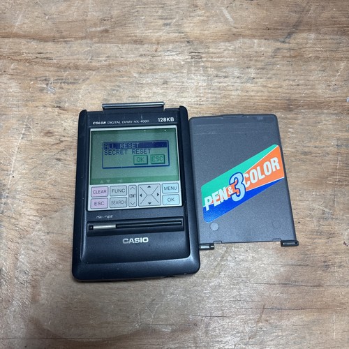 Casio color digital diary - color,
