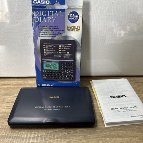 Casio digital diary 3900a - digital, sf-3900a