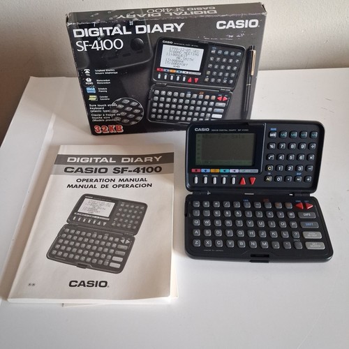 Casio 4100 digital diary - casio, sf-4100