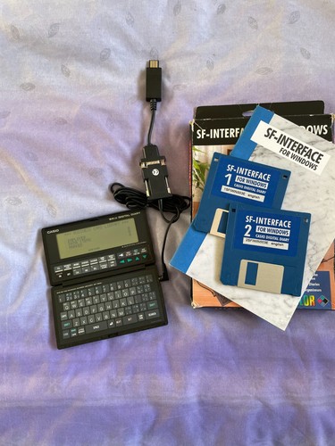 Casio 7500 digital - sf-7500, diary