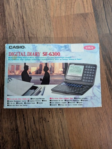 Casio 6300 digital diary - casio,