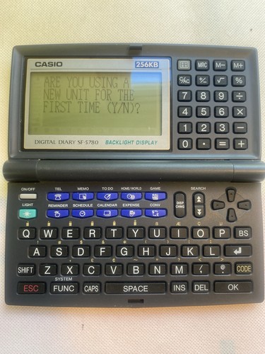 Casio digital diary 5580 - digital,