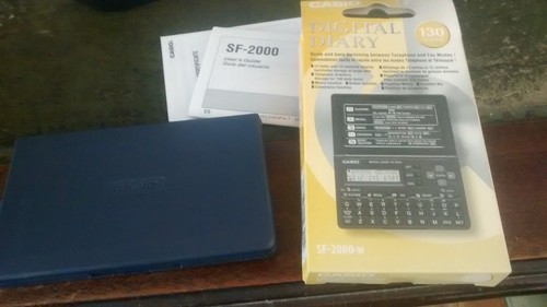 Casio 2000 digital diary - casio,