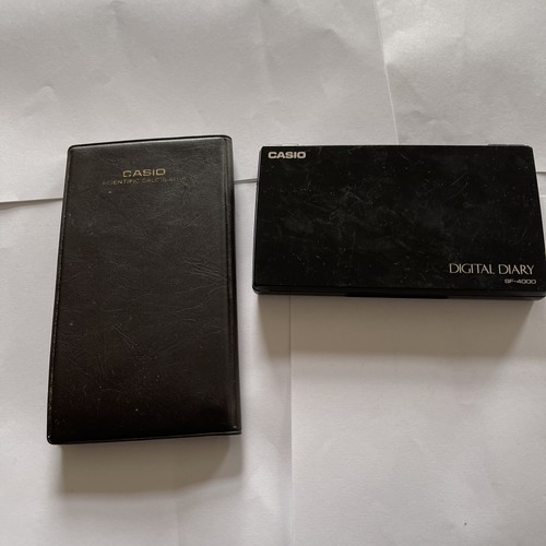 Casio digital diary 4000 - casio, sf-4000