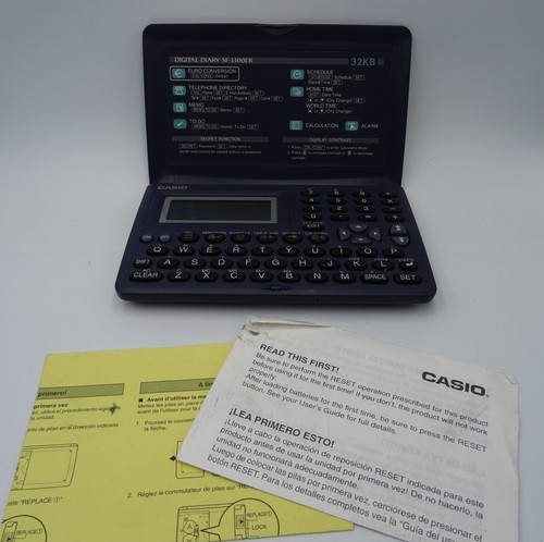 Vintage casio digital diary - digital,