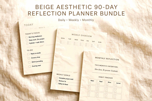 Beige day planner - 90, |