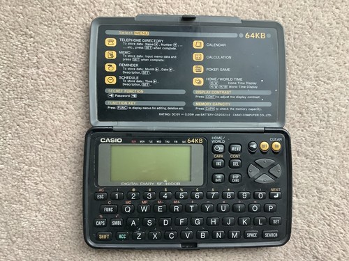 Casio 4600b digital diary - casio, sf-4600b