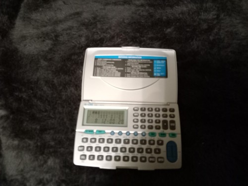 Vintage euro organiser digital - vintage,