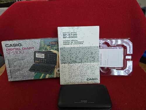 Casio 5300 digital diary - sf-5300,