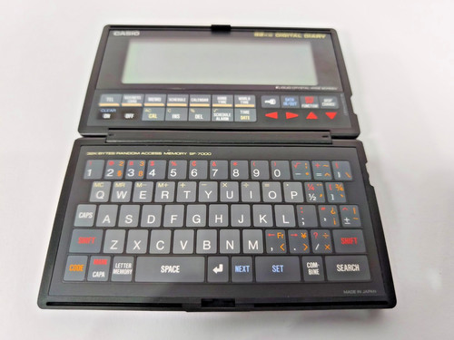 Casio 7000 digital diary - sf-7000,