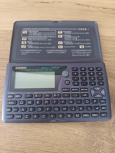Vintage casio digital diary - digital,
