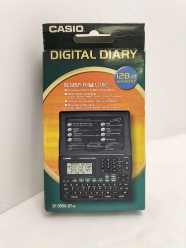 Casio 3990 digital diary - casio,