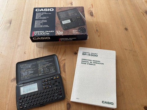 Vintage casio 4300bk - casio, sf-4300bk