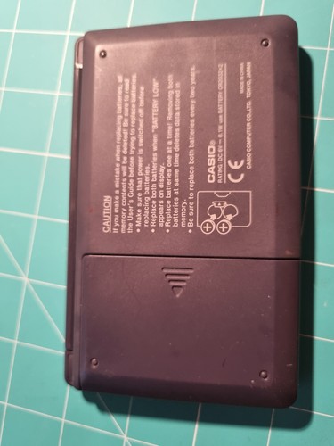 Vintage casio digital diary - casio,