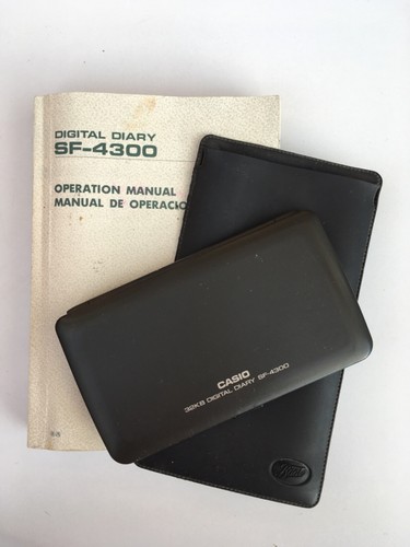 Casio 32kb digital diary - casio,