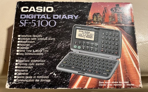 Casio 32kb digital diary - 32kb,