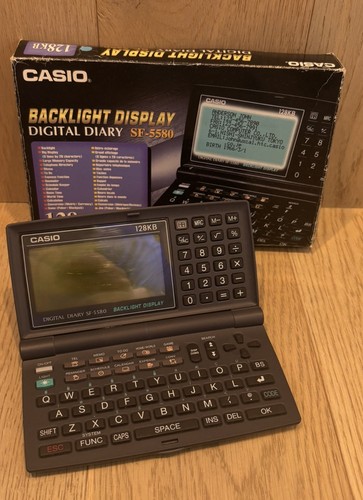 Casio digital diary 5580e - casio, sf-5580e