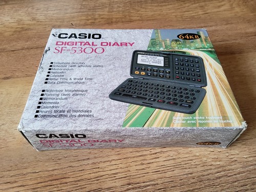 Vintage casio digital diary - digital,